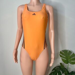 Adidas 3s Swimsuit- Coral Fusion/Shadow